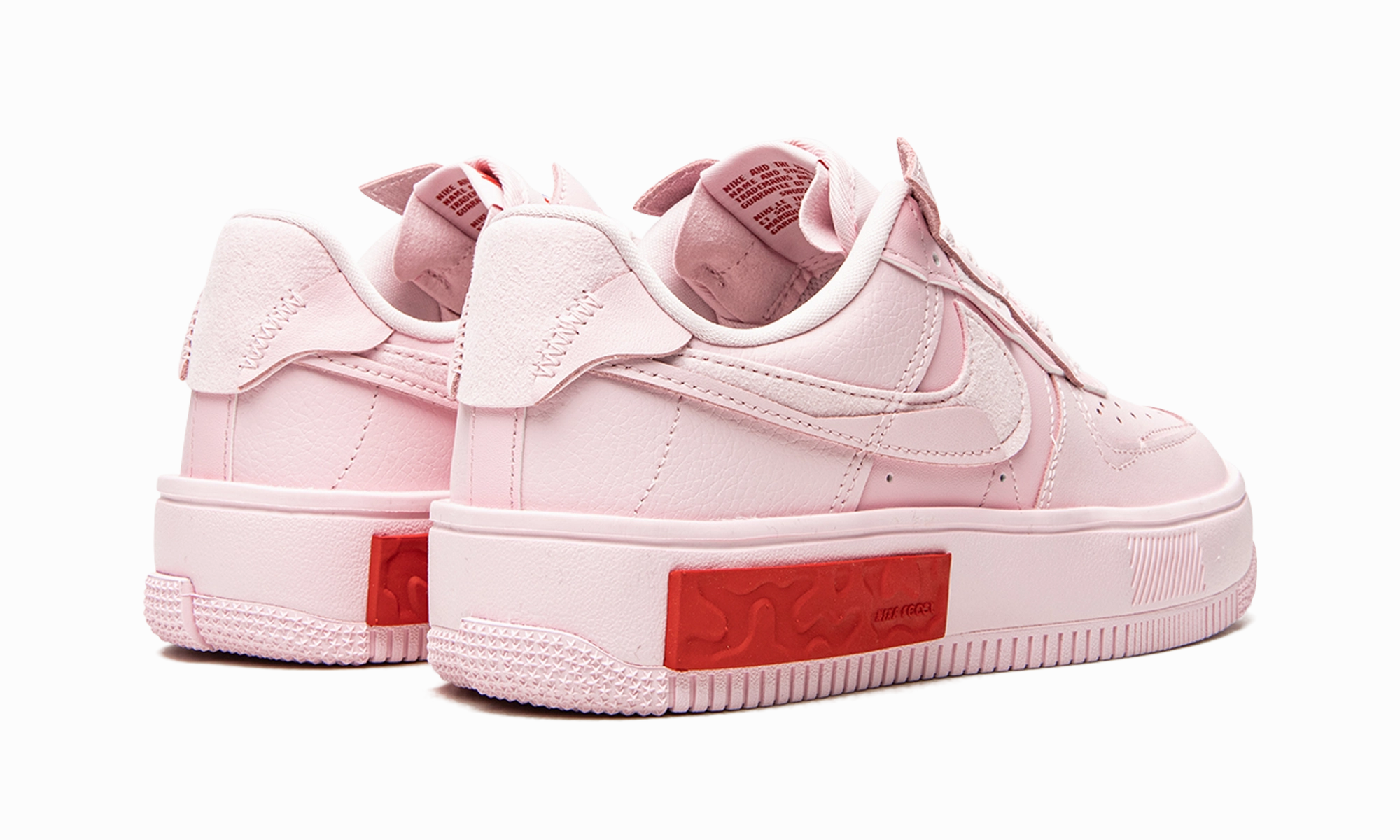 AIR FORCE 1 LO FONTANKA MNS WMNS "Foam Pink" Trail Walk PU material
