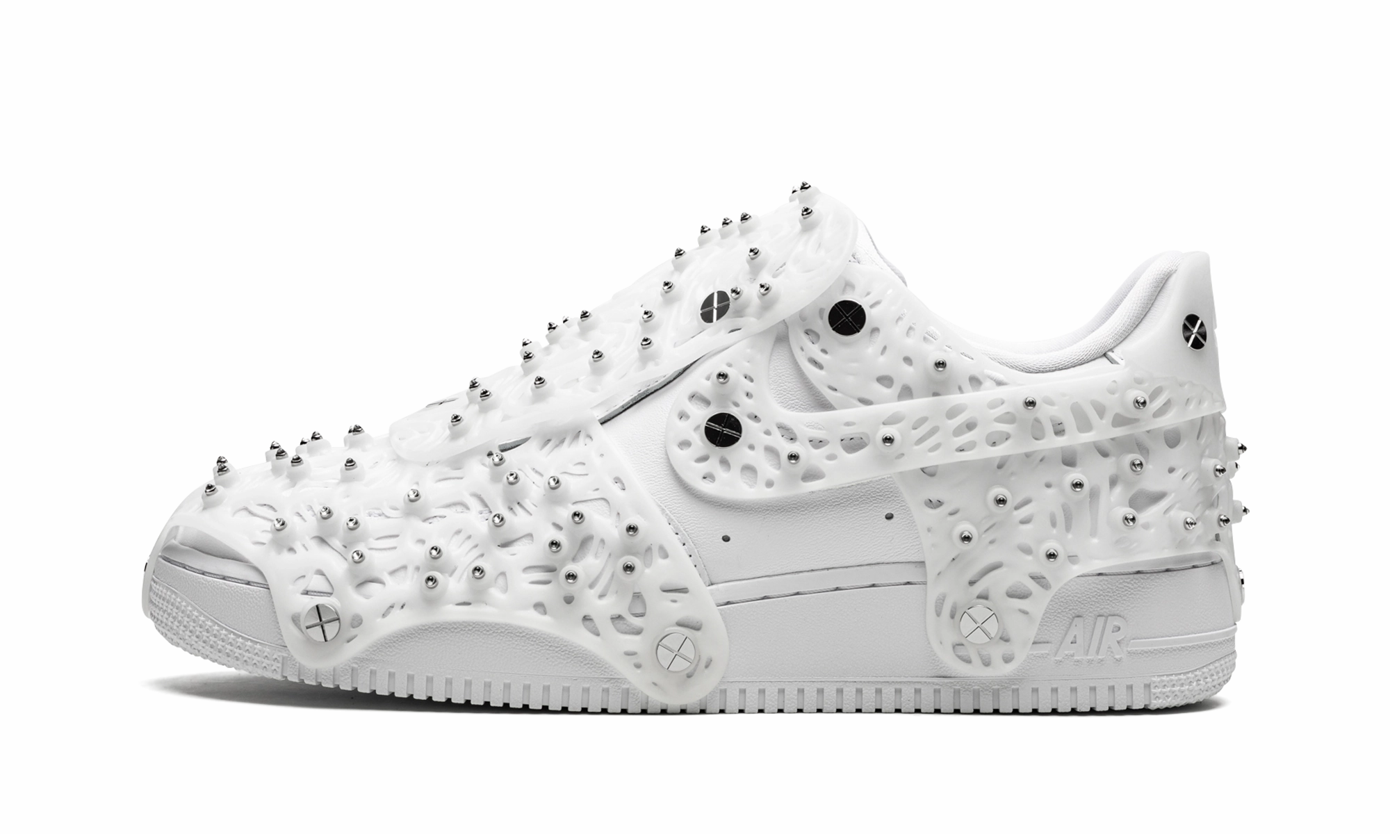 Wild Jog Active Steps AIR FORCE 1 LO LXX MNS WMNS "Swarovski Retroreflective Crystals White"