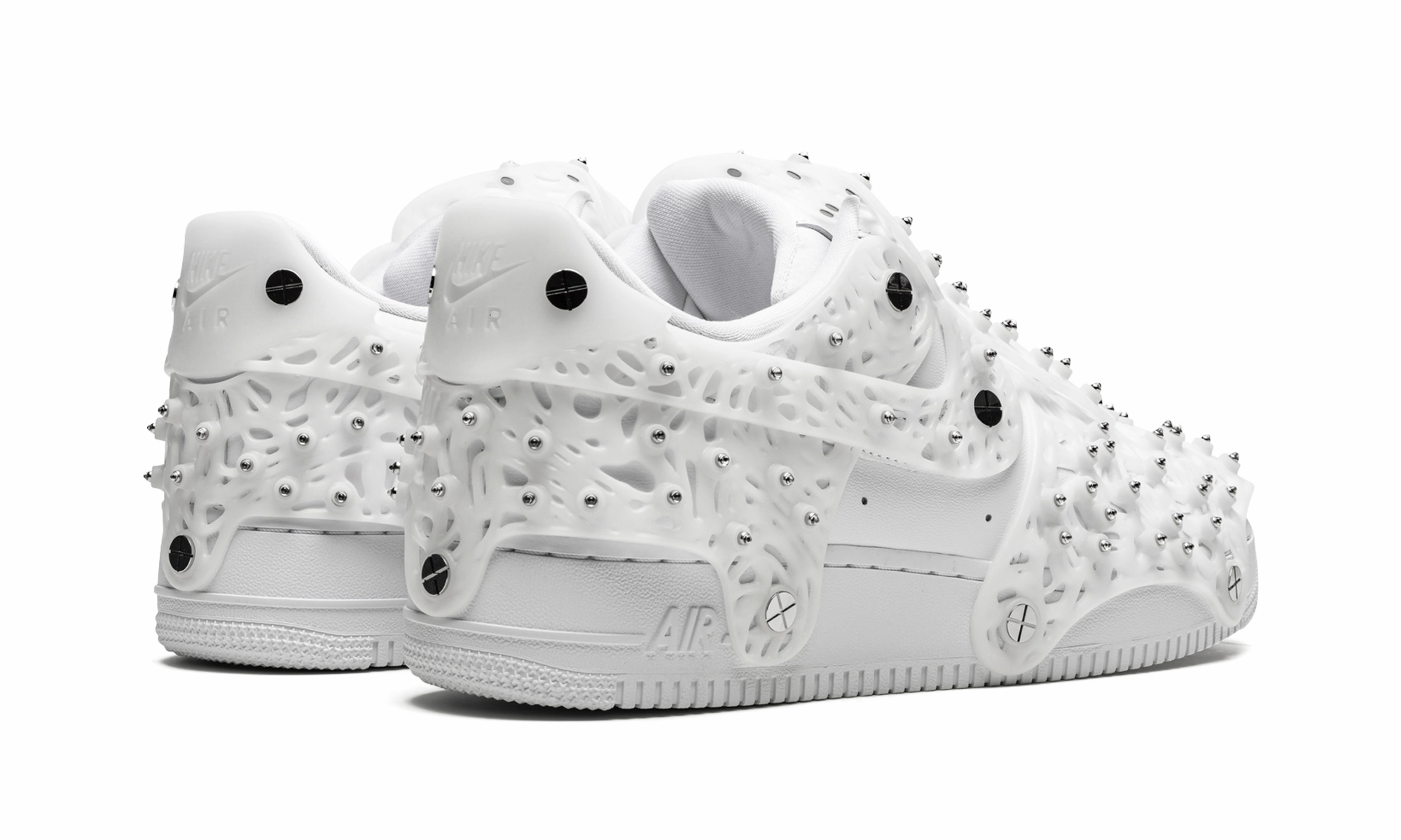 Shock absorption tech AIR FORCE 1 LO LXX MNS WMNS "Swarovski Retroreflective Crystals White"