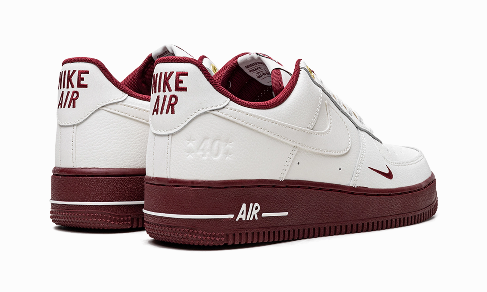 No Pressure Fit Step Trend AIR FORCE 1 LO MNS WMNS "40th Anniversary"