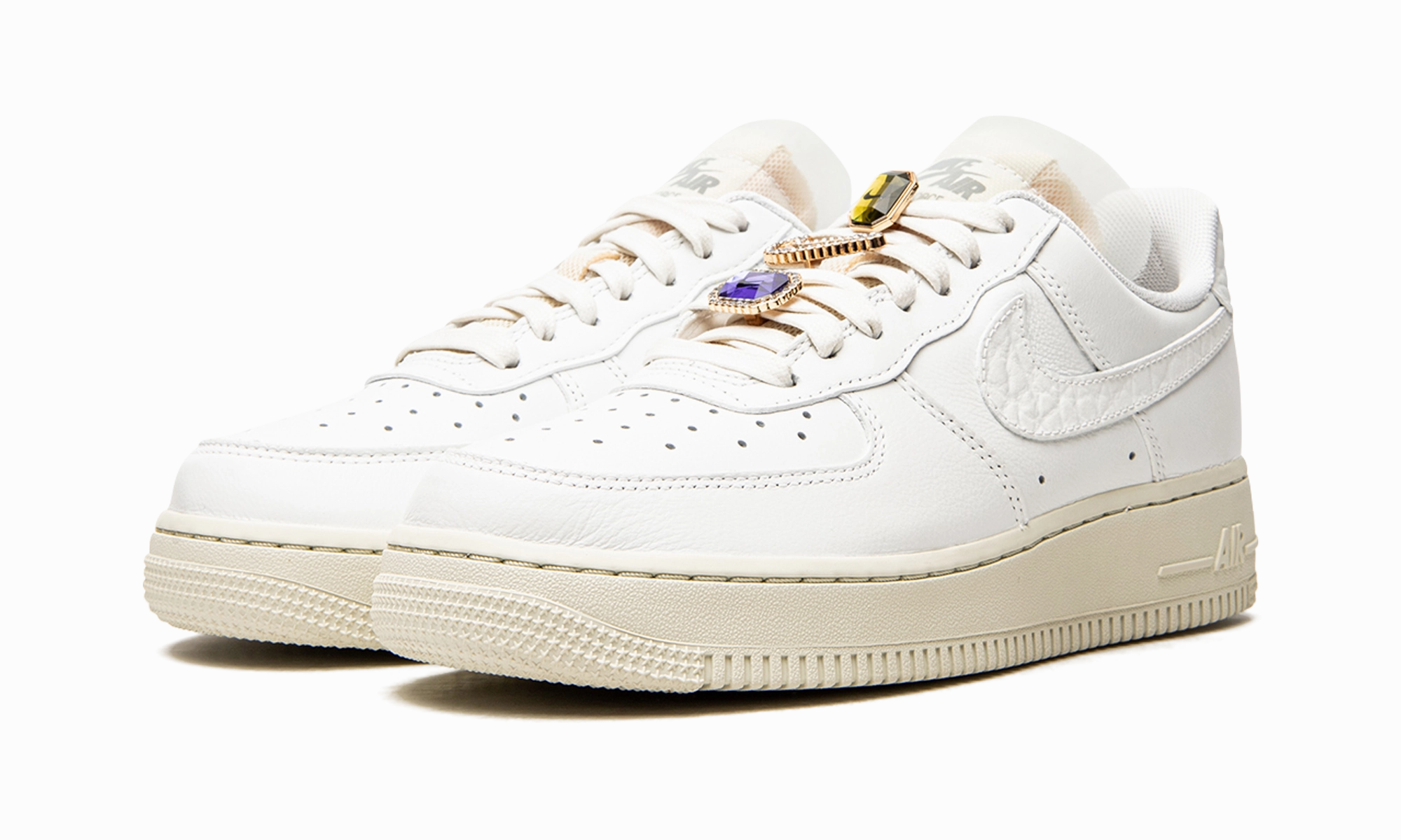 AIR FORCE 1 LO PRM MNS WMNS "Jewels White" Shock Absorbing Midsole