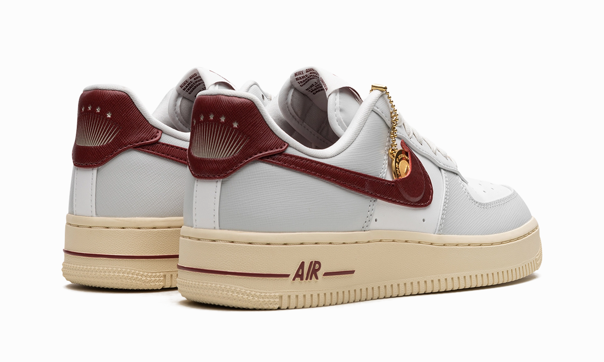 AIR FORCE 1 LO WMNS "Swoosh Pocket - Team Red" Lightweight Upper