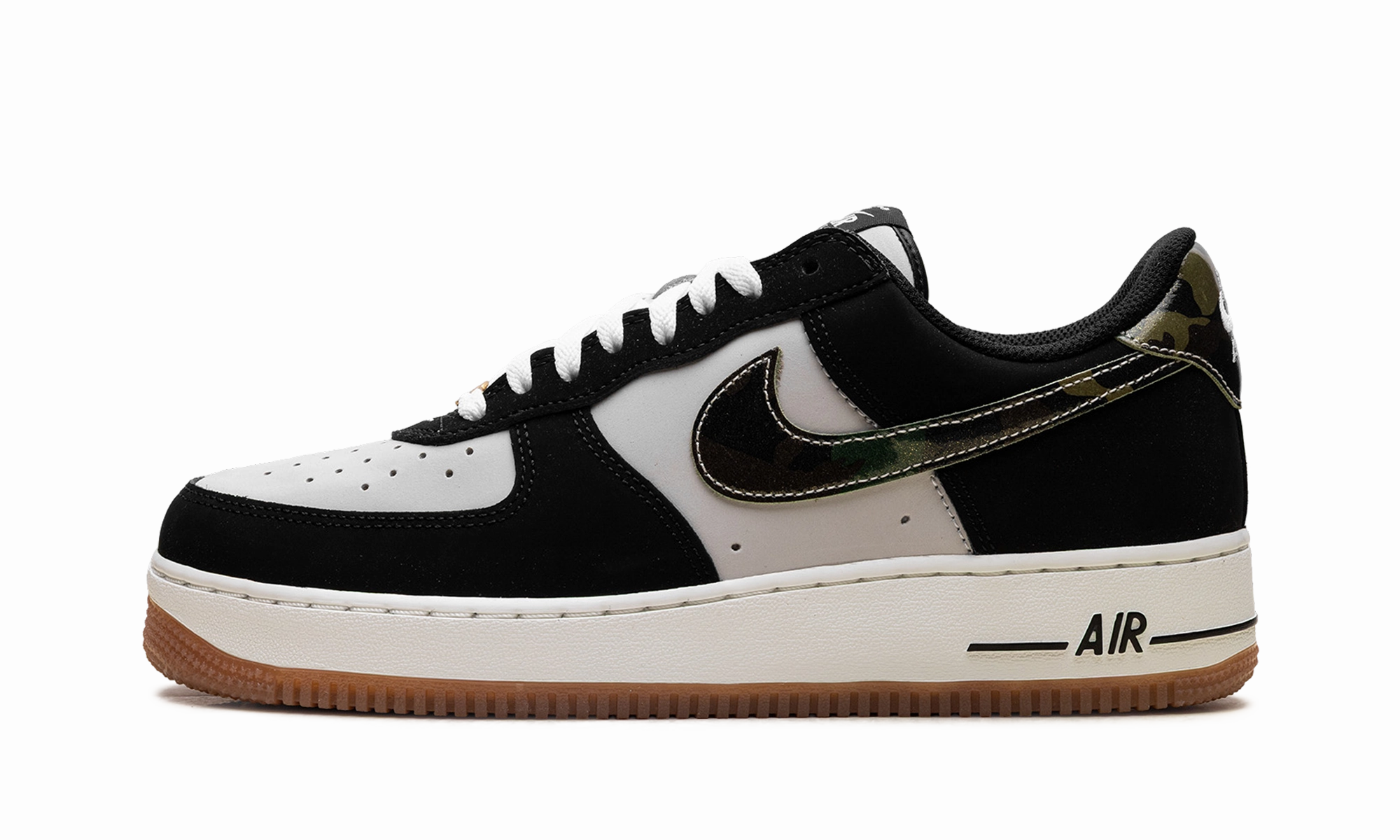 Daily Grace AntiOdor Air Force 1 Low '07 LV8 "Black Patent Camo Swoosh"
