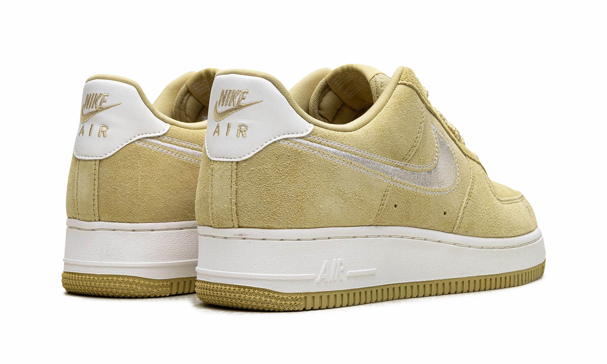 Air Force 1 Low '07 LV8 "Buff Gold Sail Embroidered Swoosh" Simple Flow Comfortable Performance