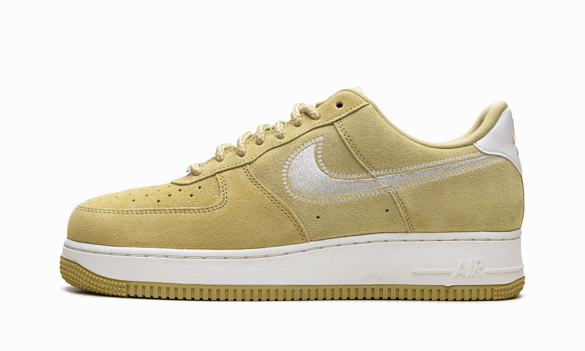 Bridge Path Grass Jog Air Force 1 Low '07 LV8 "Buff Gold Sail Embroidered Swoosh"