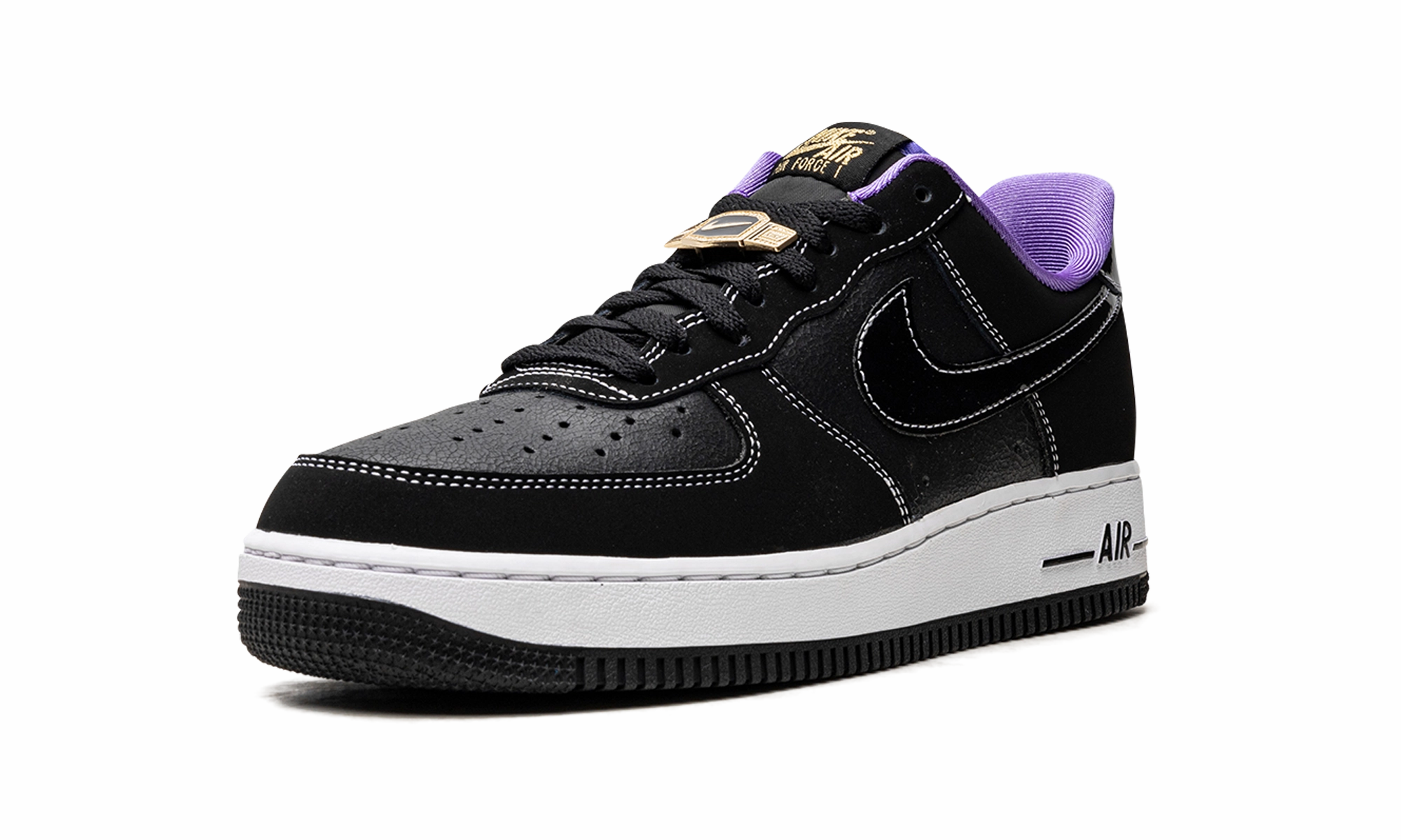 Stylish Comfort Ergo Tech Air Force 1 Low '07 LV8 "World Champ Black Purple"