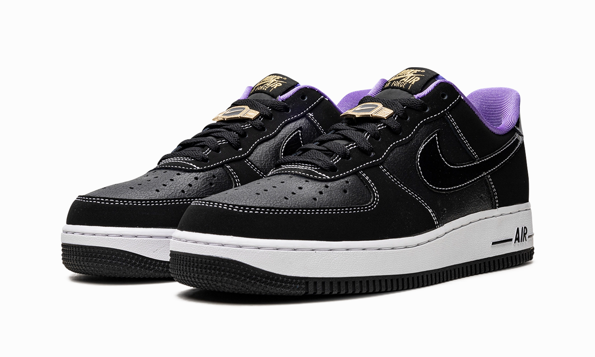 Plain look Air Force 1 Low '07 LV8 "World Champ Black Purple"