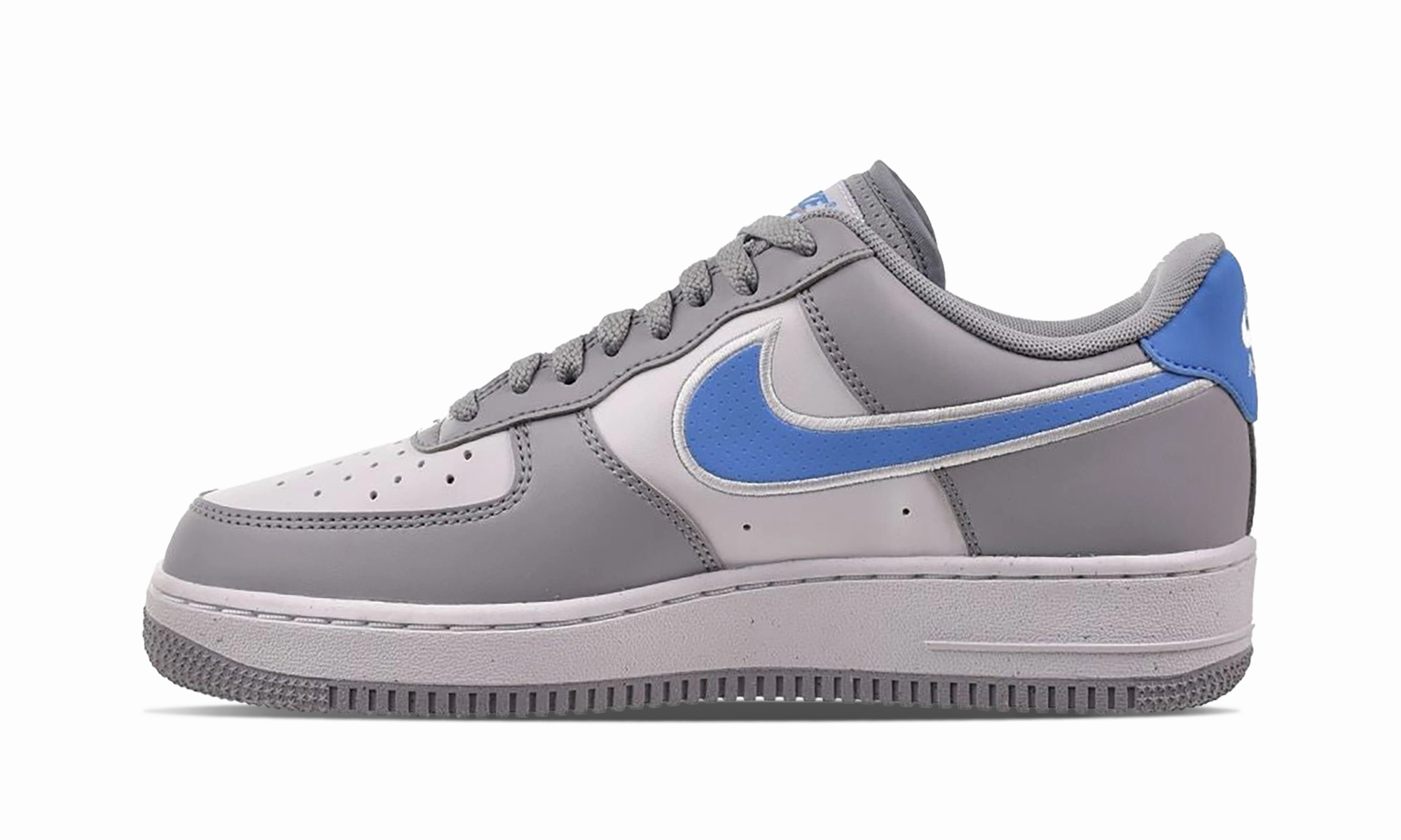 Air Force 1 Low '07 Next Nature "Wolf Grey University Blue" EVA sole Breathable Canvas