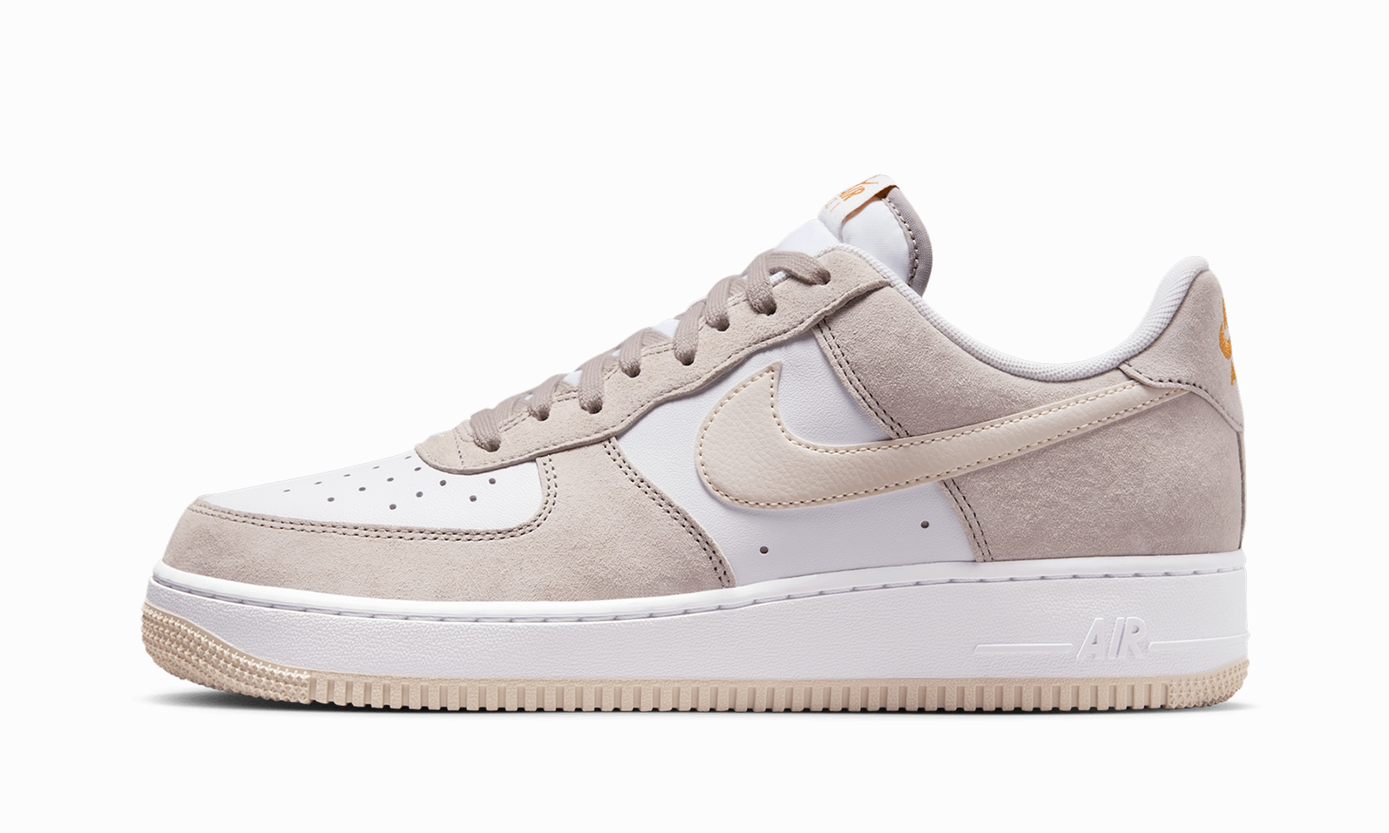 Anti Slip Pattern Outdoor Step Air Force 1 Low '07 "College Grey Light Orewood Brown"
