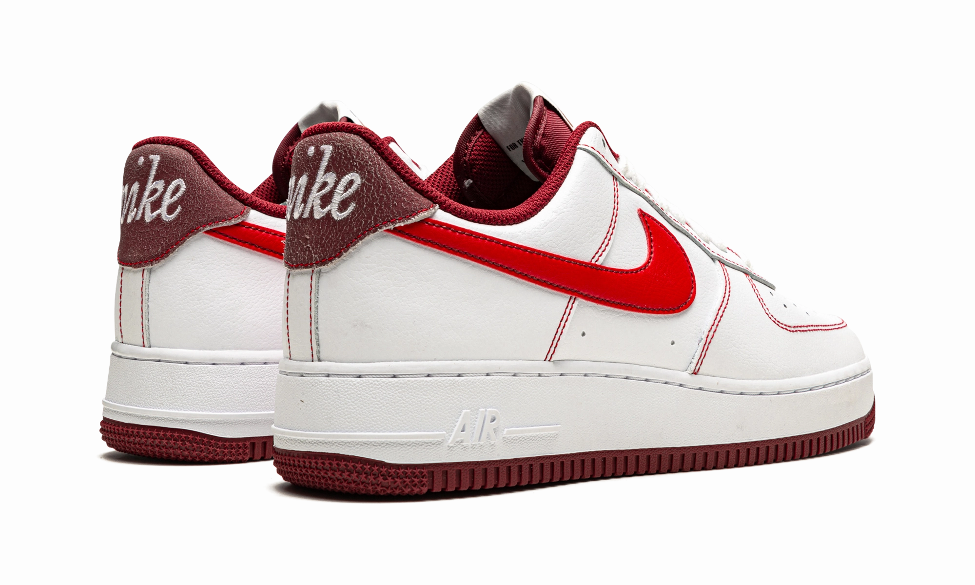 Gentle Walk Comfort Socks Air Force 1 Low '07 "First Use - Team Red"
