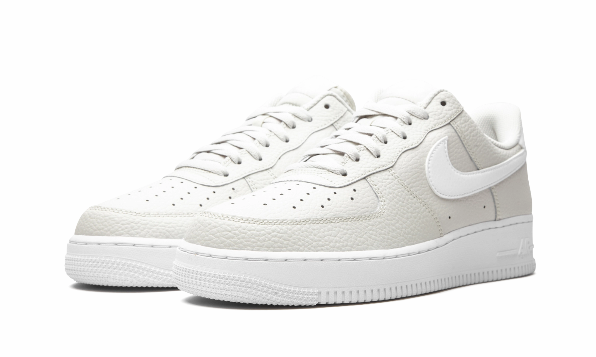 Air Force 1 Low '07 "Light Bone" Outfit Boost Rubberized Edge Protection
