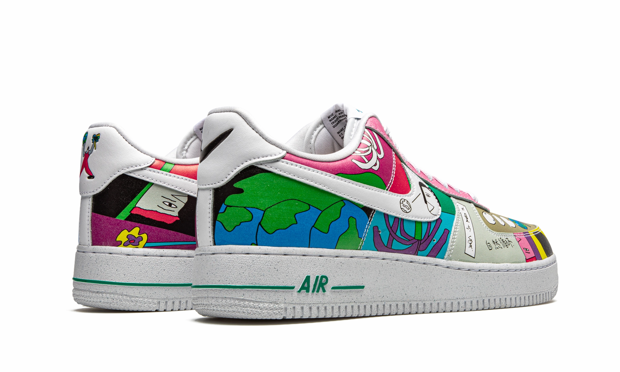 Easy Entry Smooth Lining Air Force 1 Low Flyleather "Ruohan Wang"