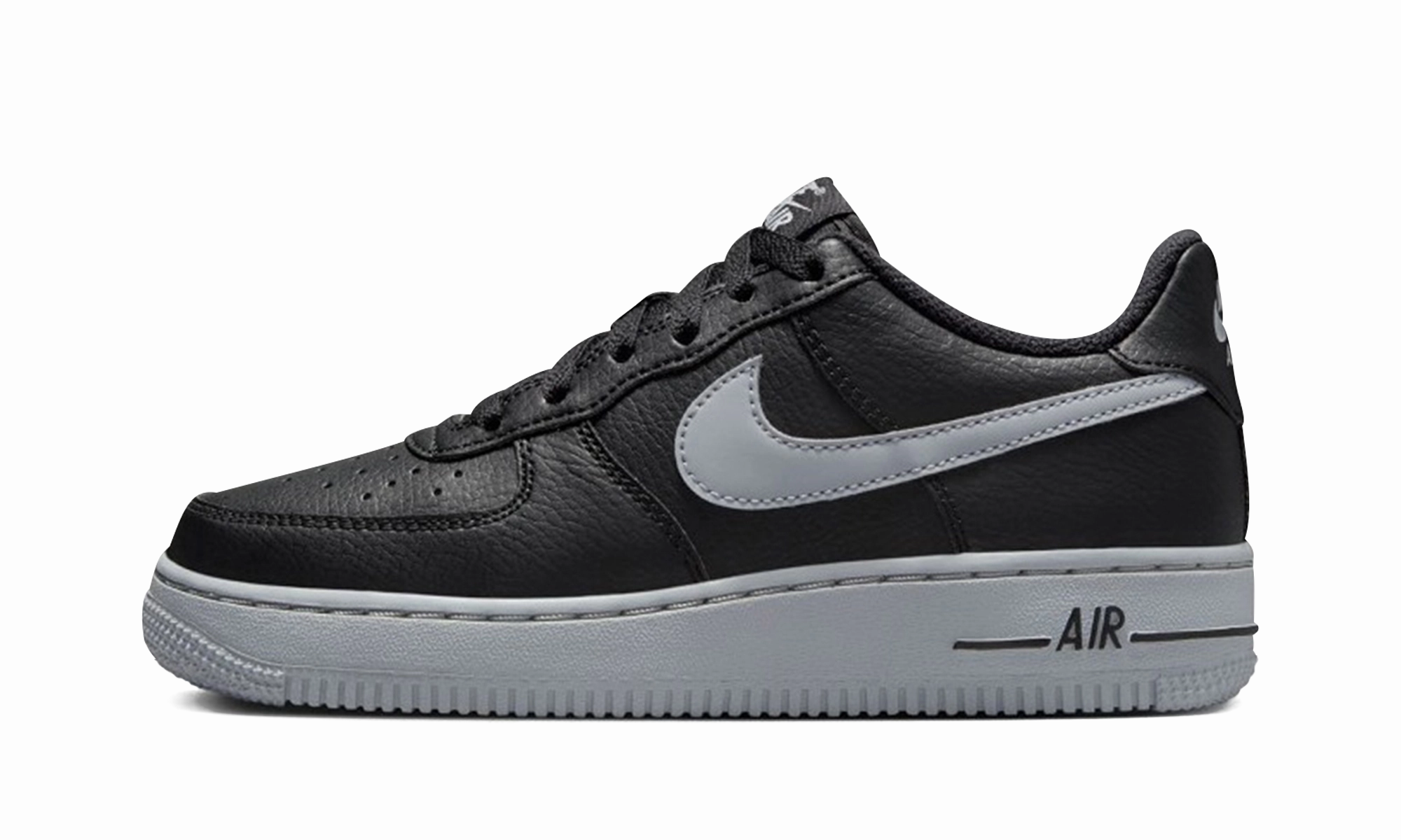 Air Force 1 Low GS "Black Wolf Grey" Orange Pop