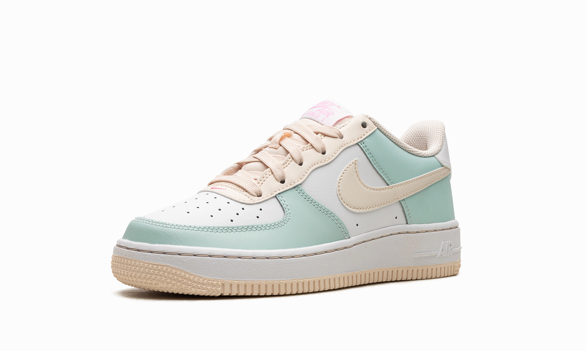 On Feet Air Force 1 Low GS "Emerald Rise / Guava Ice"