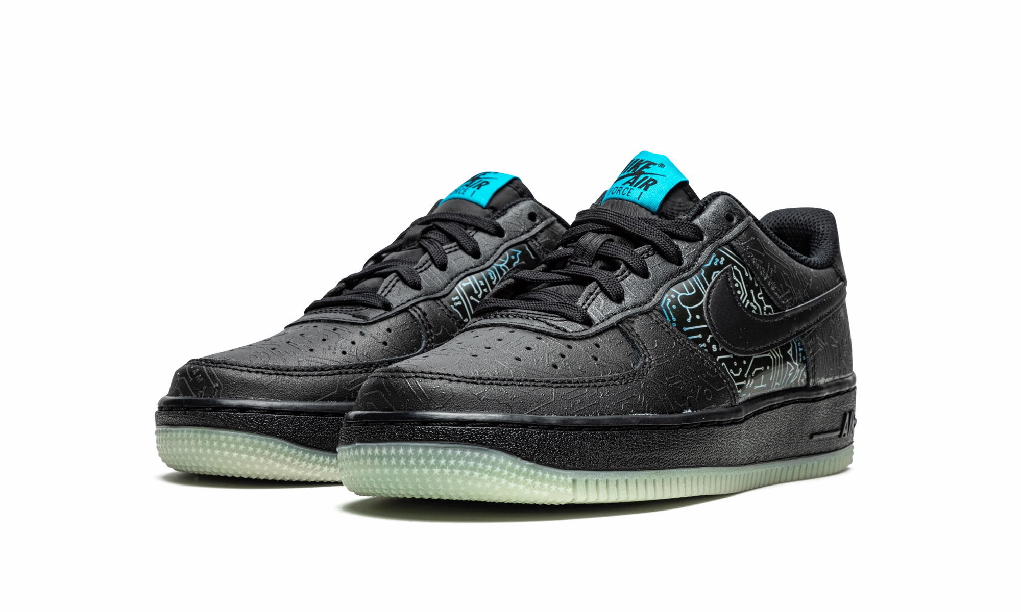 Win Step Fast Fit Air Force 1 Low GS "Space Jam - Computer Chip"