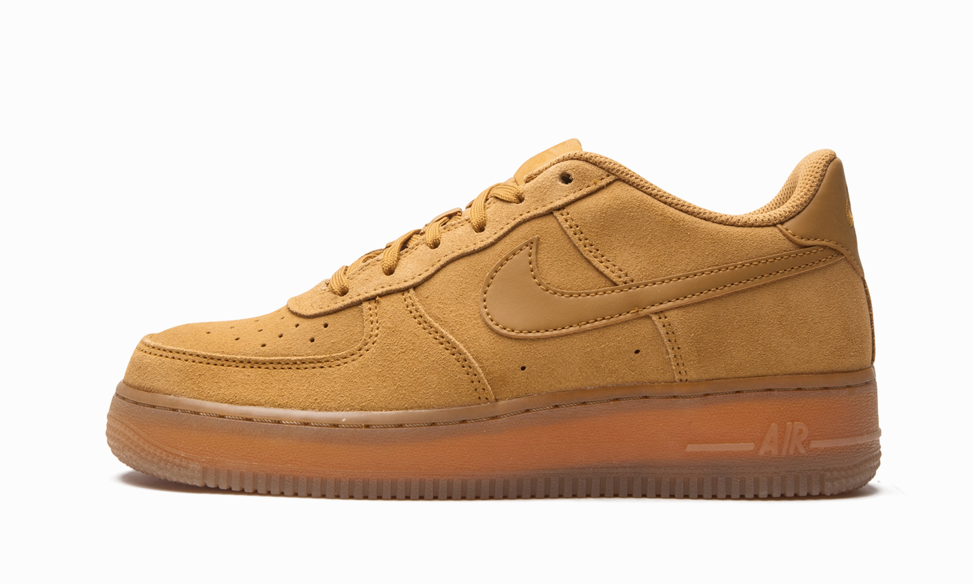 Air Force 1 Low LV8 GS "Wheat" Plain Finish Beach Jog