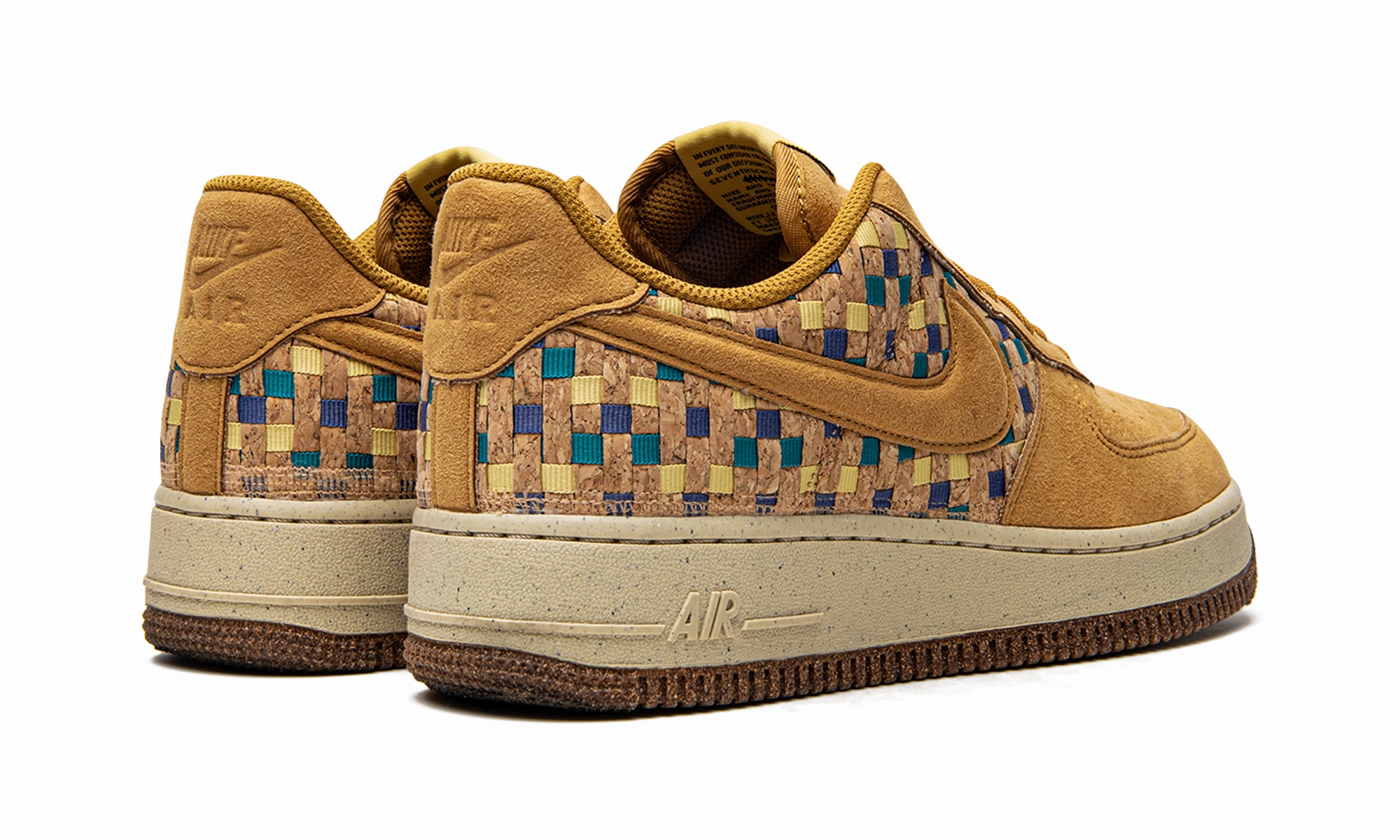 Go Daily hot climate Air Force 1 Low N7 "Woven Cork"