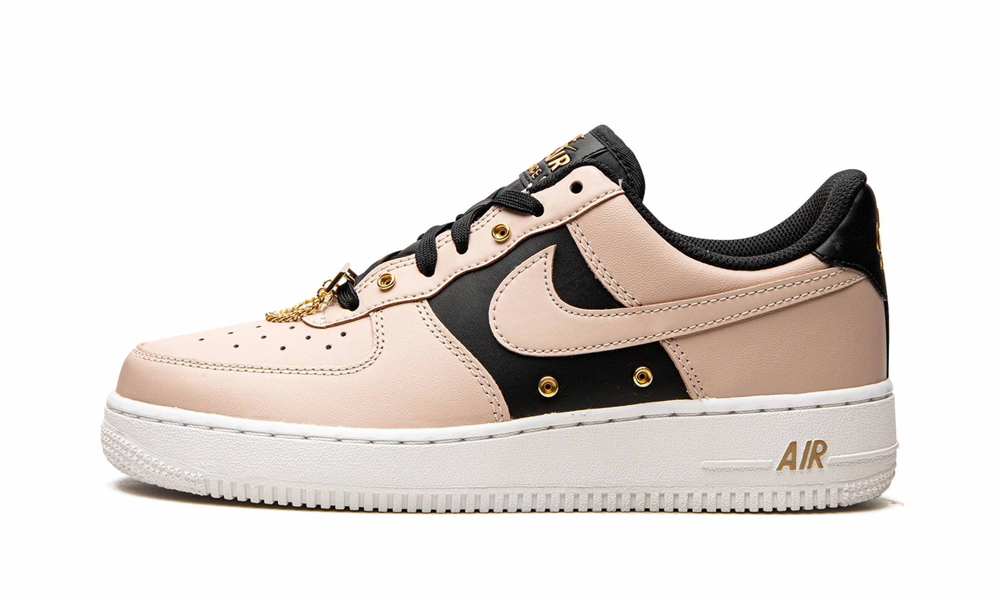 Sleek Fit Air Force 1 Low PRM "Particle Beige / Gold Dubrae"