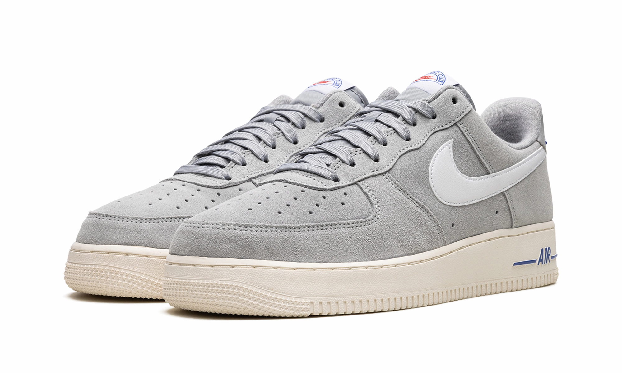 Air Force 1 Low "Athletic Club - Smoke Grey White Sail" Relaxed Feel mesh ventilation