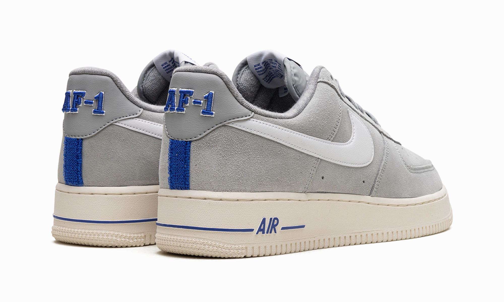 Air Force 1 Low "Athletic Club - Smoke Grey White Sail" Sand Jog Mountain Run