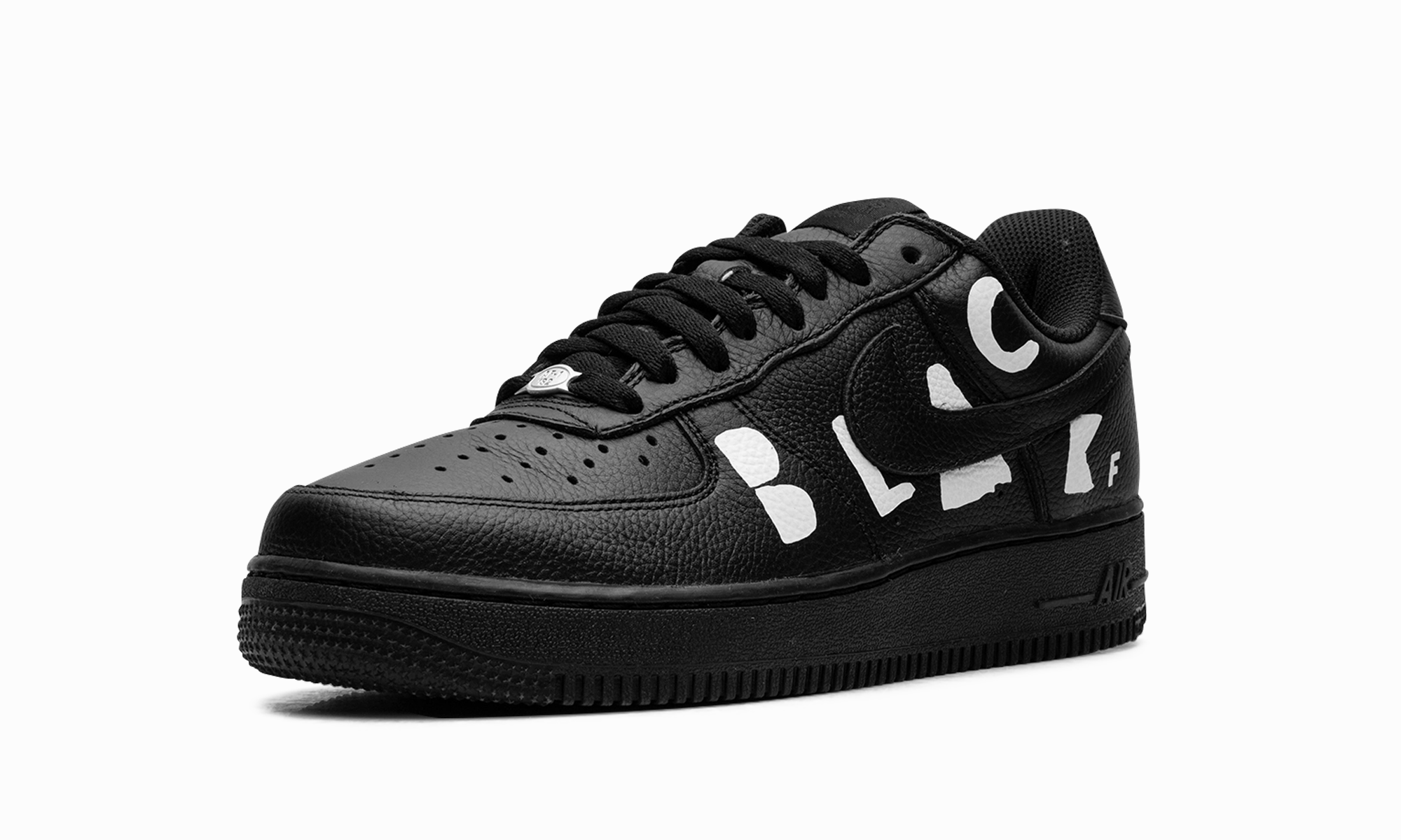 Air Force 1 Low "BLACK COMME des GARCONS" Handcrafted Stitching Textured Grip