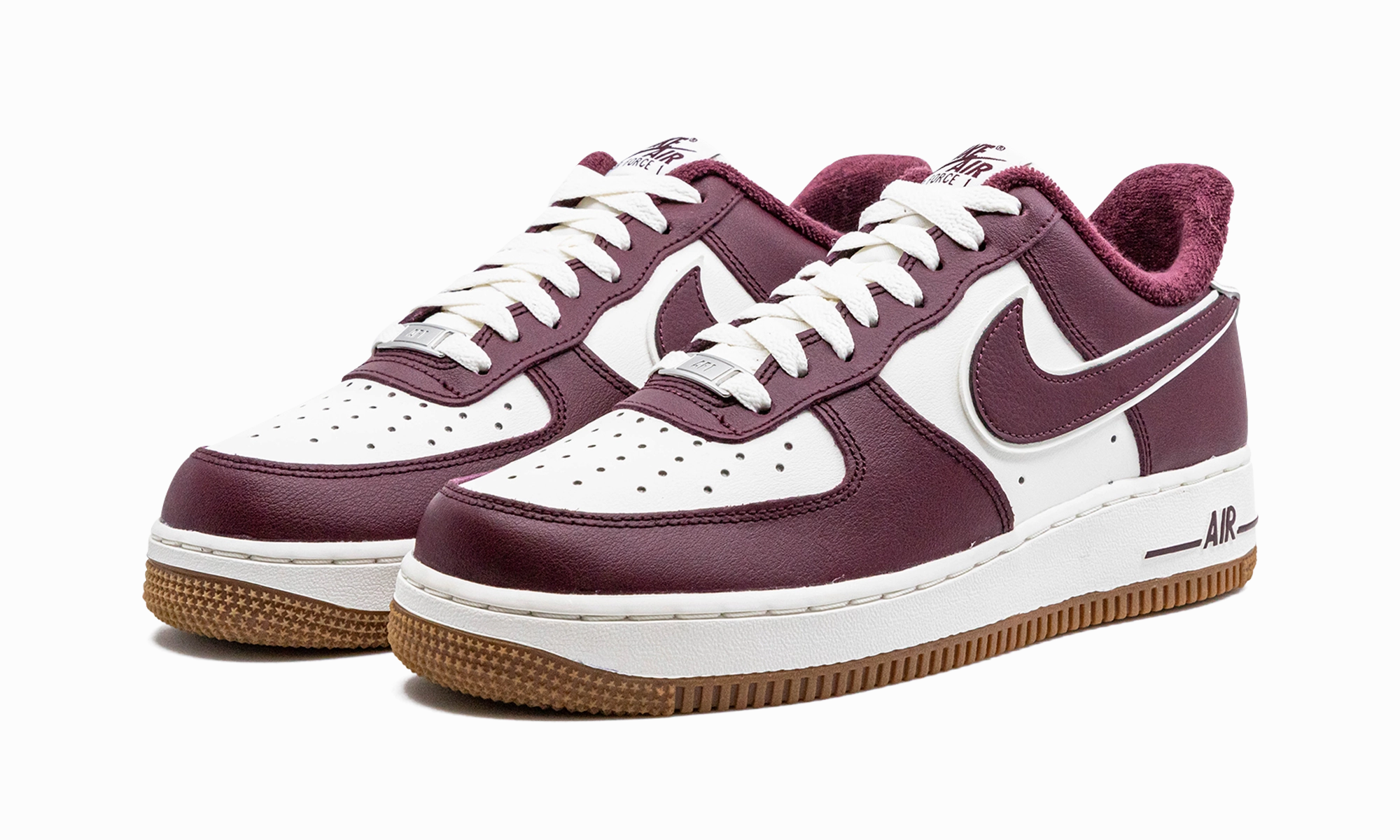 Air Force 1 Low "College Pack - Night Maroon" Comfortable Performance Stylish Go