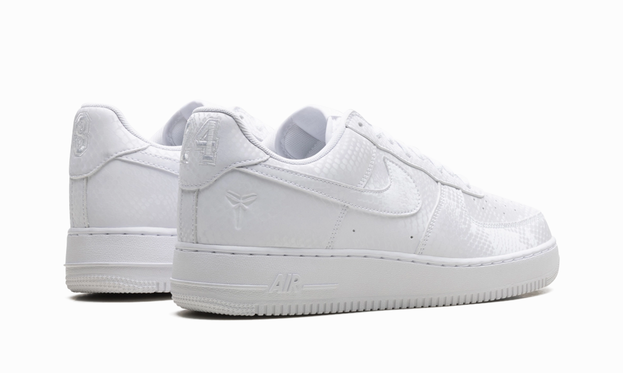 Comfy Fit Air Force 1 Low "Kobe Bryant - Triple White"