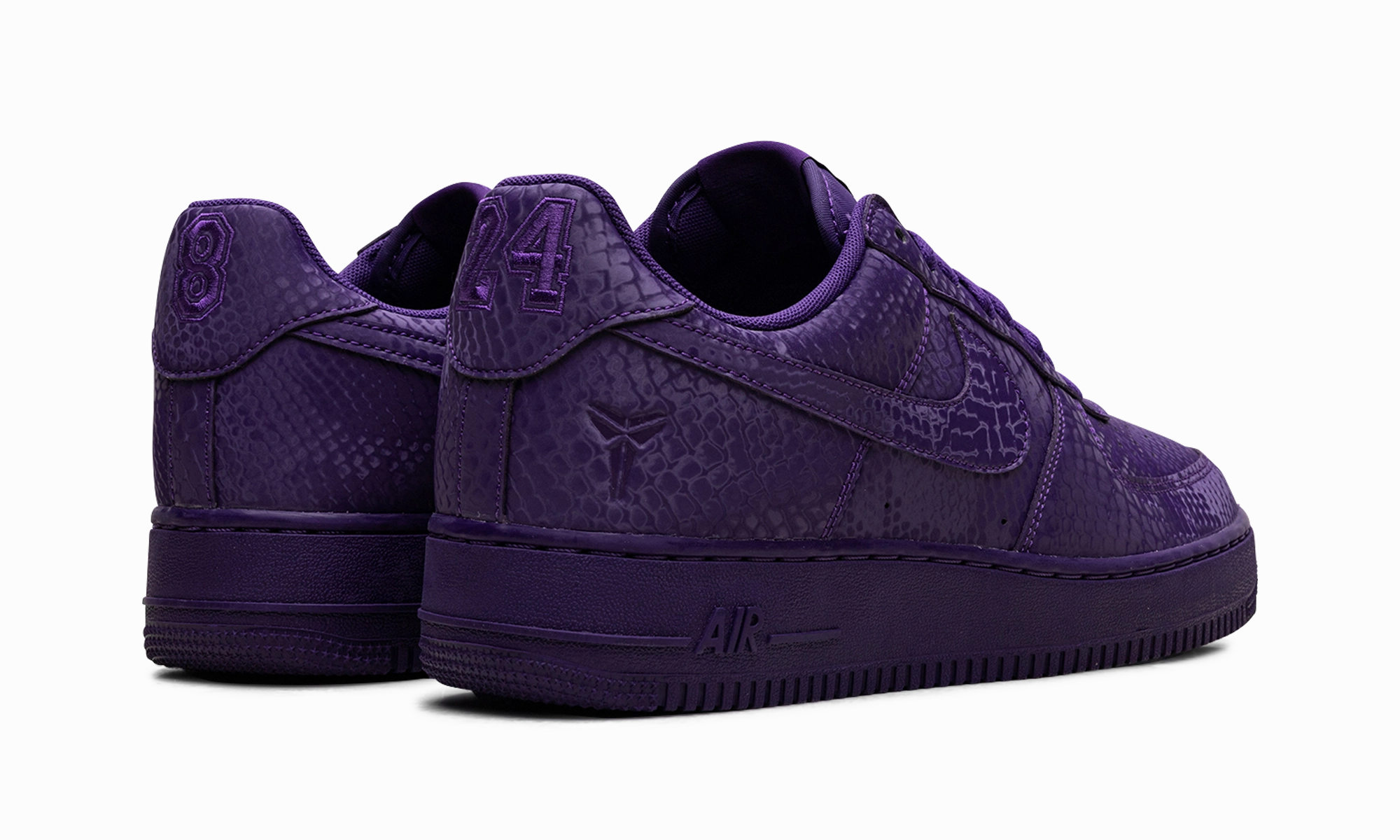 Cold Jog Track Trek Air Force 1 Low "Kobe Bryant Court Purple"