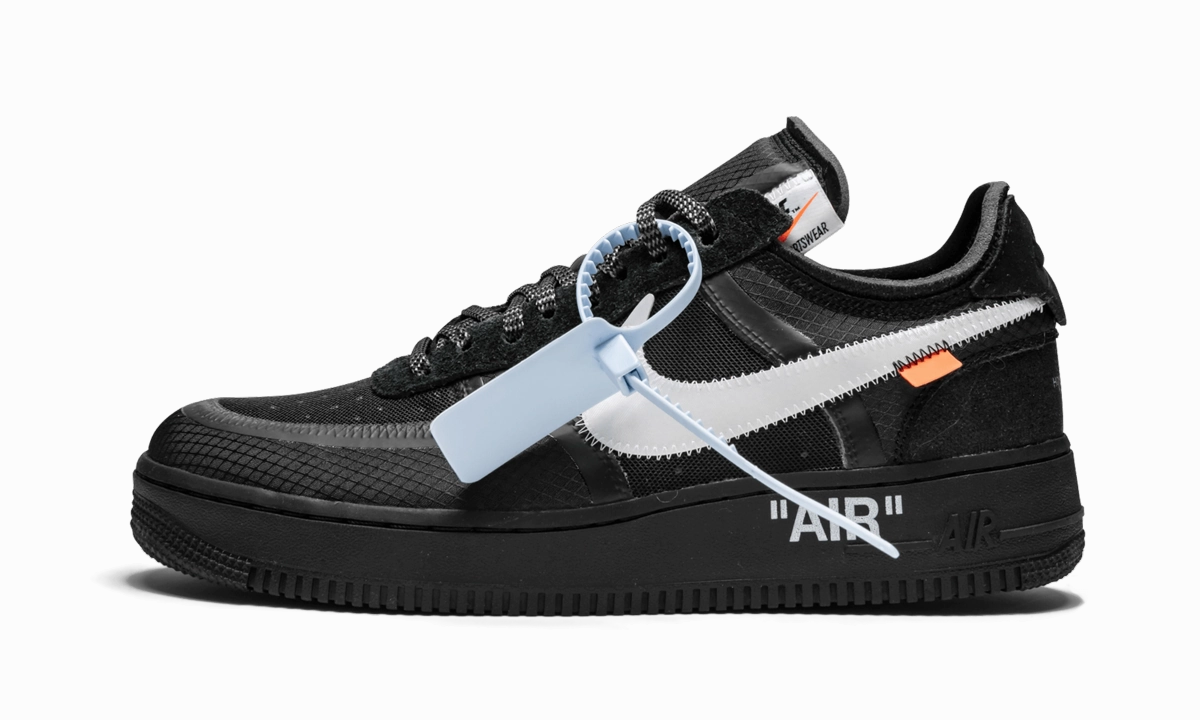 Air Force 1 Low "Off-White Black" Elastic Fit