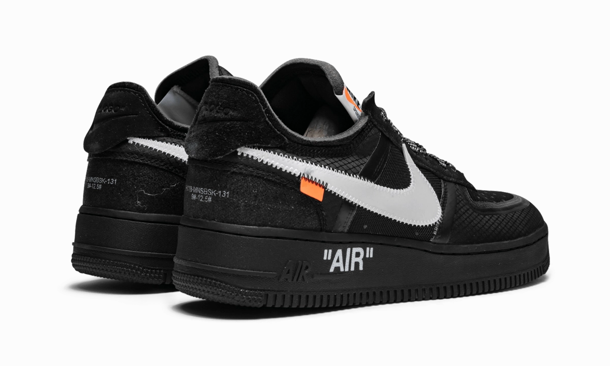 Air Force 1 Low "Off-White Black" All Day Rock Step