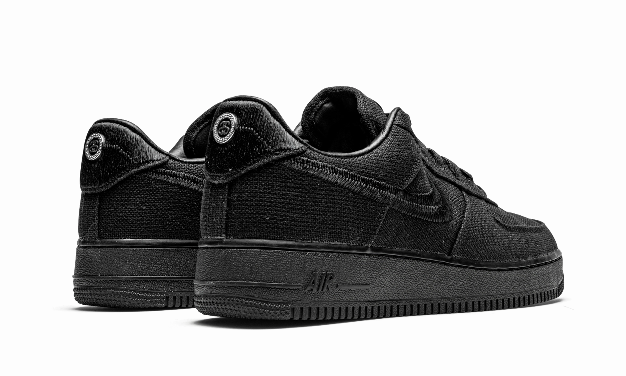 Air Force 1 Low "Stussy - Black" mesh ventilation Lead Hike