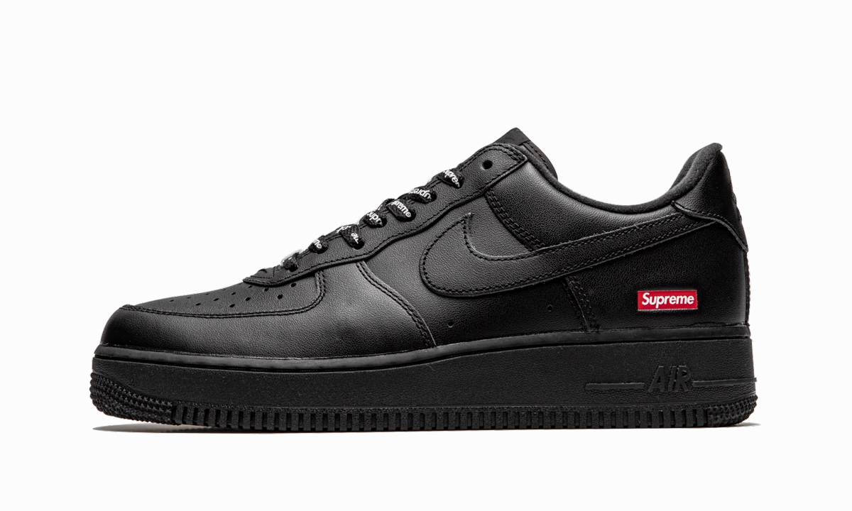 Foam Insole Breathable Perforated Panel Air Force 1 Low "Supreme - Mini Box Logo Black"