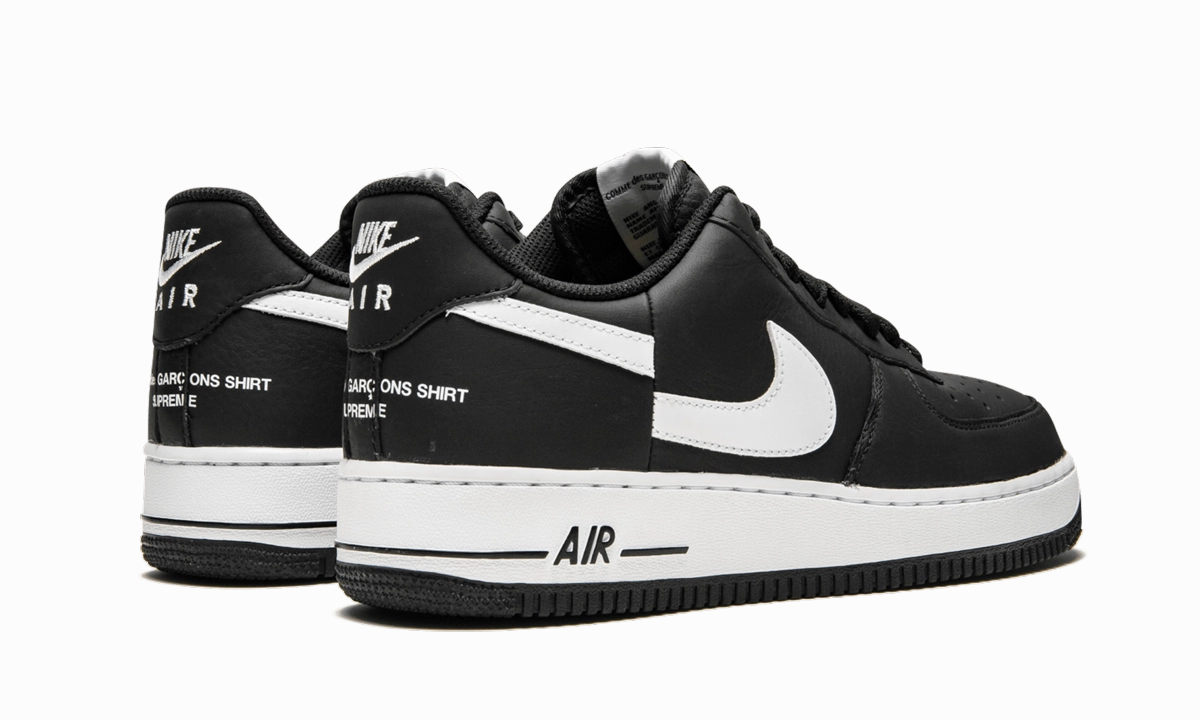 Active Motion Heel Safe Air Force 1 Low "Supreme x Comme Des Garcons"