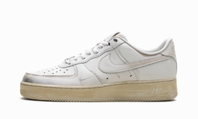 Air Force 1 Low ".SWOOSH - Dirty Triple White" Flexible Fabric Rock Jog
