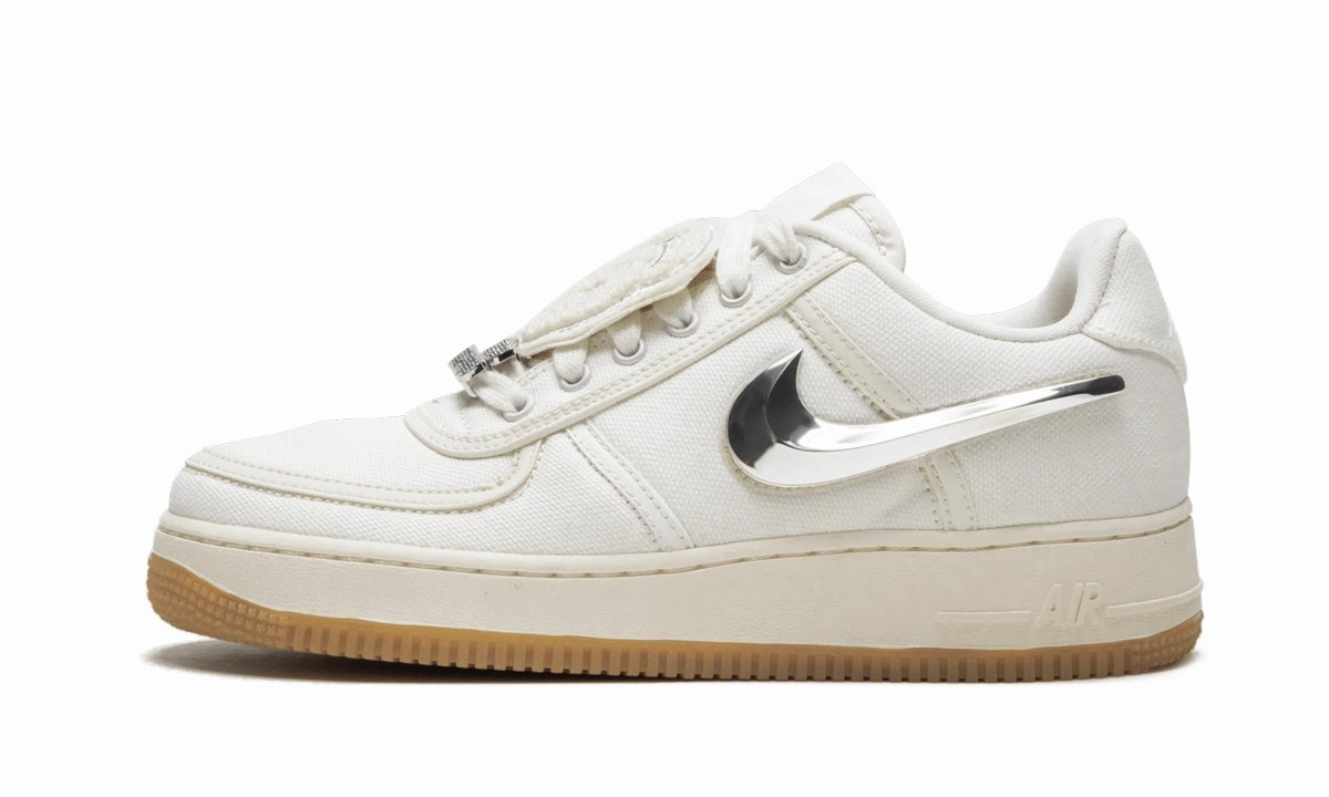 Velcro Design Air Force 1 Low "Travis Scott - Sail"