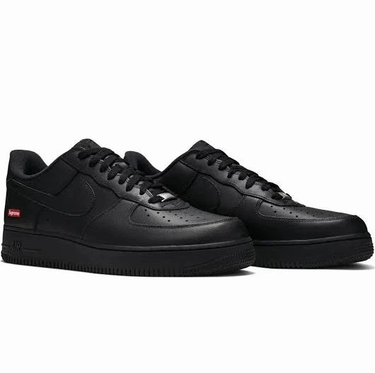 Multi Layer Insole Canvas Soft Air Force 1 Low Supreme 'Box Logo - Black' Sale