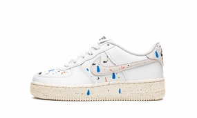 Air Force 1 LV8 3 GS "Paint Splatter - White" Toe Space
