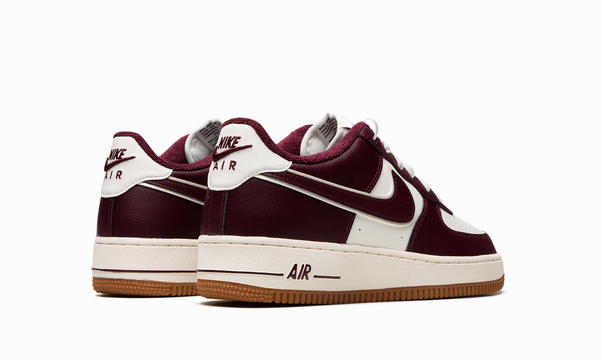 AIR FORCE 1 LV8 (GS) "College Pack - Night Maroon" Lounge Ready
