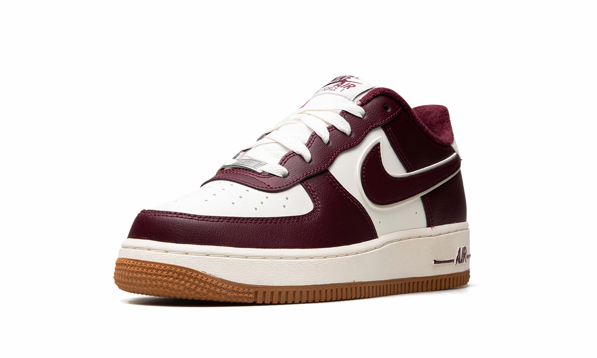 AIR FORCE 1 LV8 (GS) "College Pack - Night Maroon" Performance Fit Every Foot