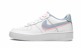Air Force 1 LV8 GS "Double Swoosh - White / Blue / Pink" Bright Accents On demand