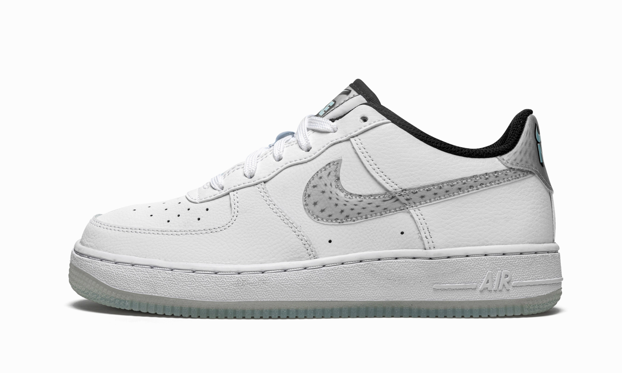 Comfort Memory Foam Friend Jog Air Force 1 LV8 KSA GS "White / Glacier Blue"