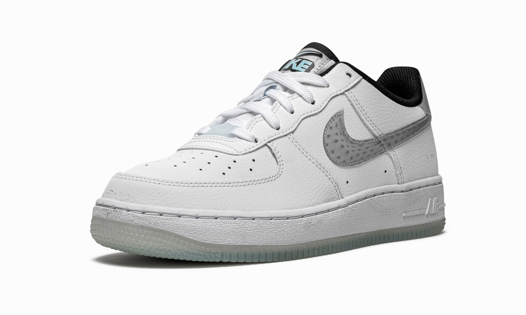 Air Force 1 LV8 KSA GS "White / Glacier Blue" Beach Trek