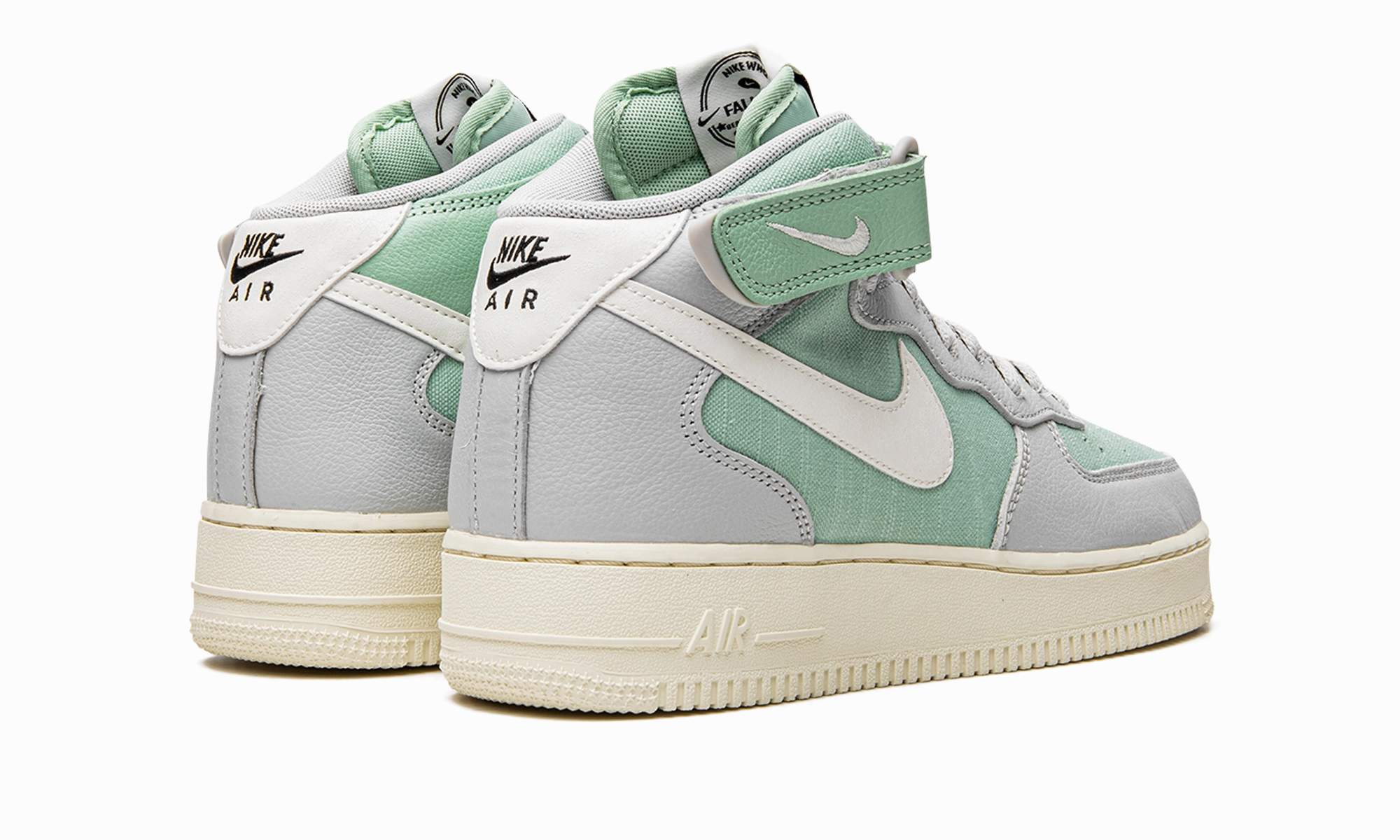 Air Force 1 Mid '07 LX "Grey Fog Enamel Green" Kids Pick Break Pace