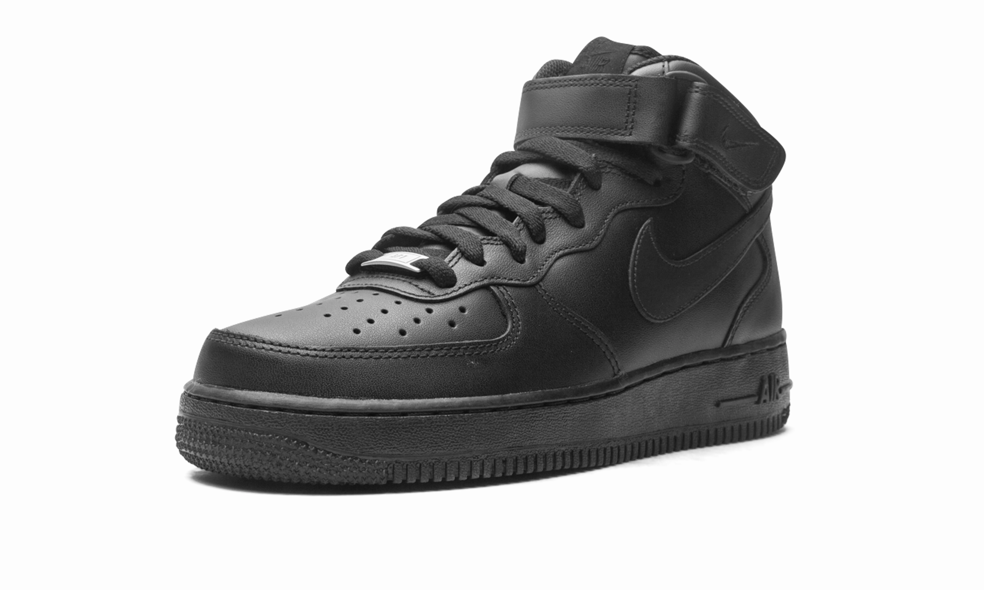 Air Force 1 Mid '07 "2021 Release Triple Black" Eco Friendly Material