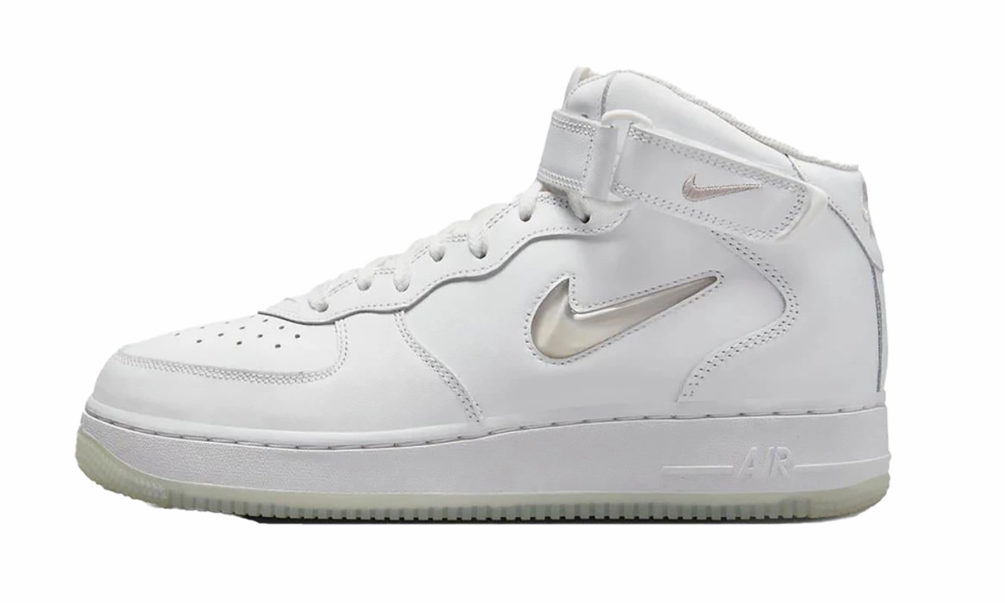 All Day Comfort Engineering Anti microbial Air Force 1 Mid '07 "Color of the Month Summit White"