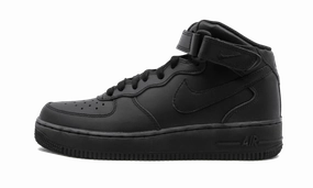 Eco Friendly Footwear Stain Resistant Air Force 1 Mid GS "Triple Black"