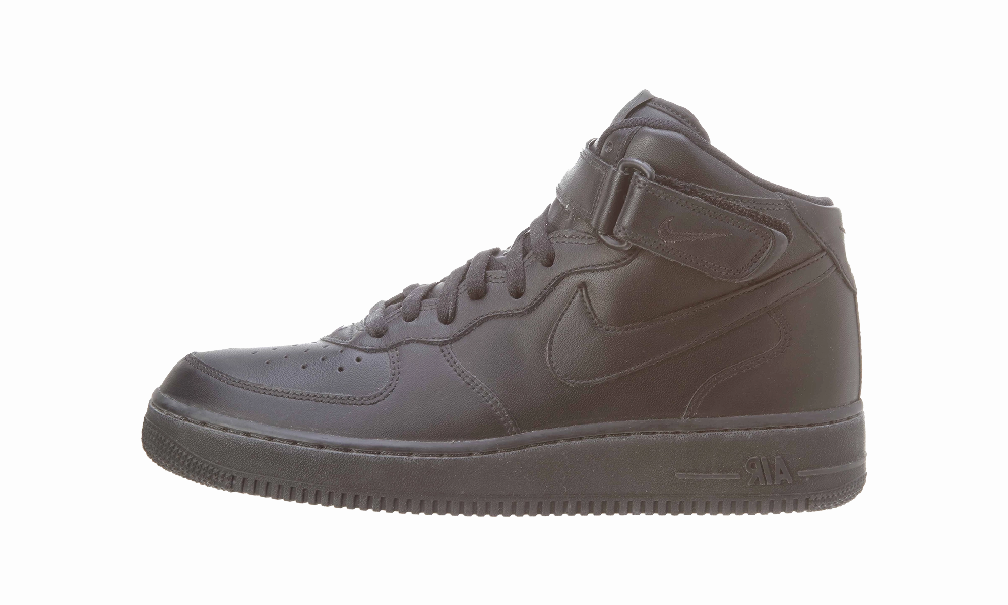 Built Light Stay Comfy Air Force 1 Mid "Black"