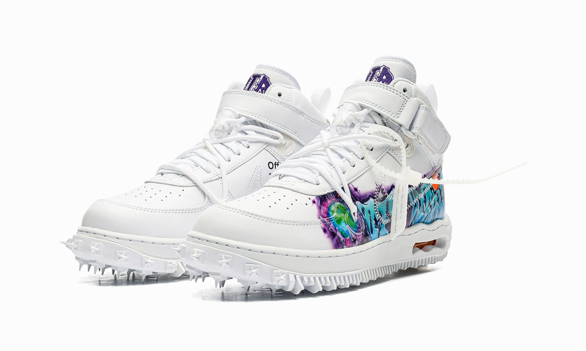 Soft Interior Air Force 1 Mid "Off-White - Graffiti White"