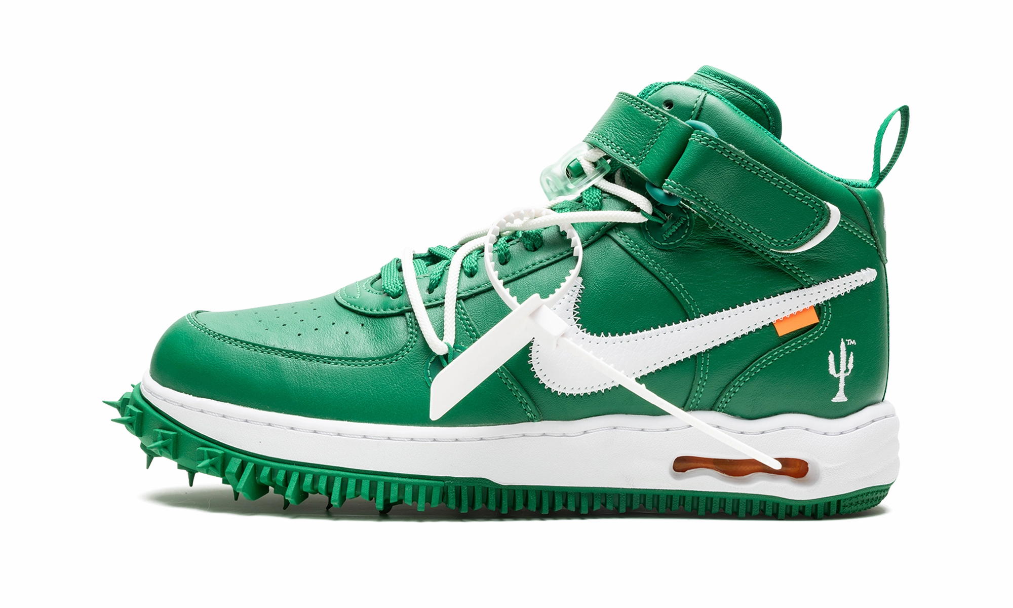 Air Force 1 Mid "Off-White - Pine Green" Stripe Mood Roll Up