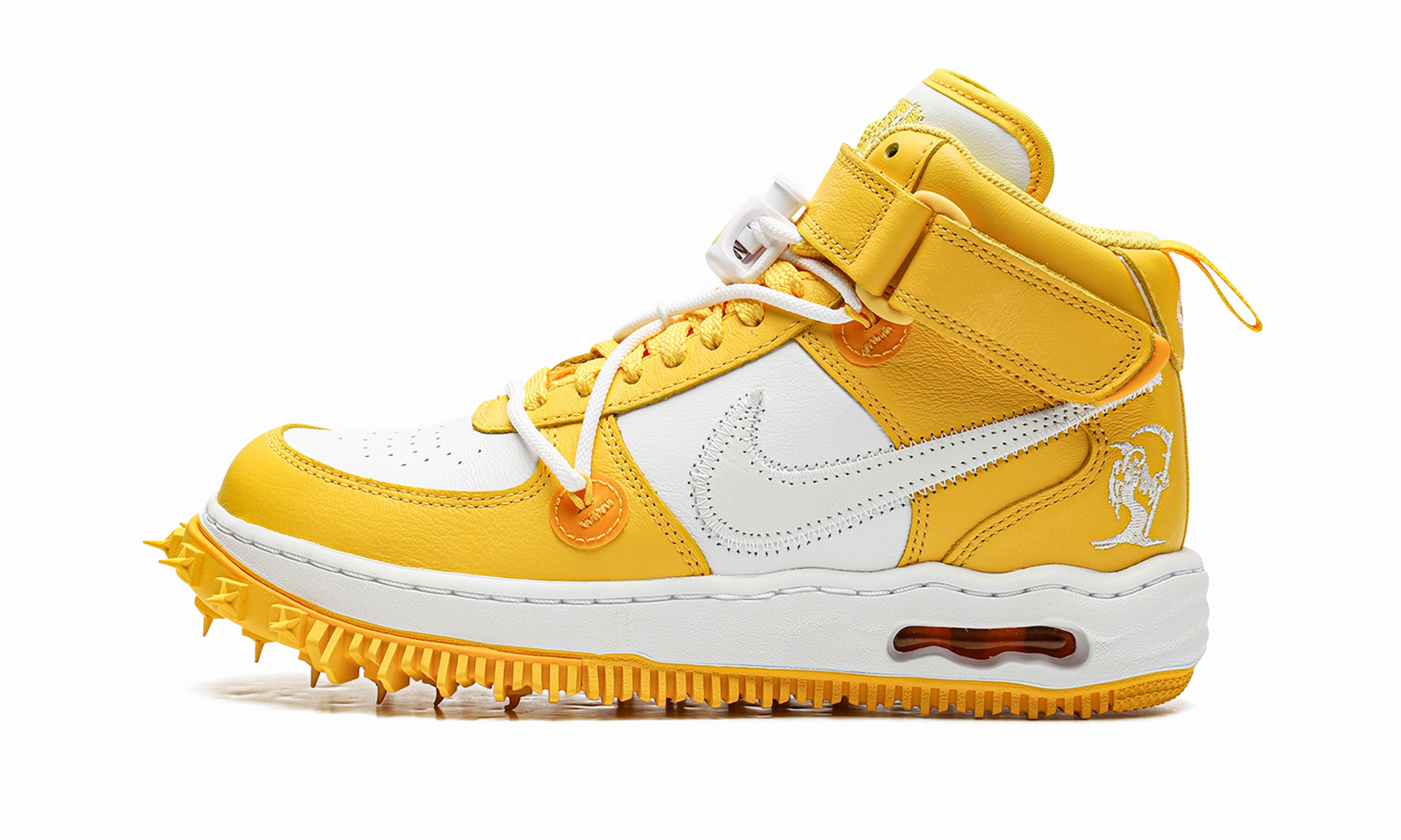 All Fit Resort Ready Air Force 1 Mid "Off-White - Varsity Maize"